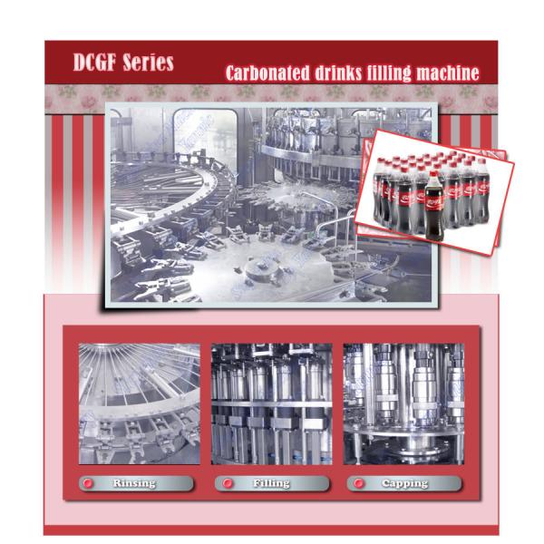 9000BPH PET Automatic Soda Filling And Capping Machine Leakage Proof