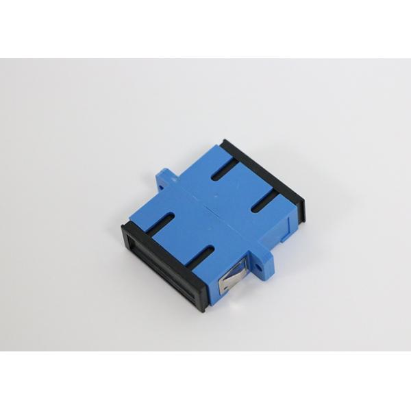 SC / UPC Singlemode Fiber Optic Adapter , Duplex Fiber Optic Connector