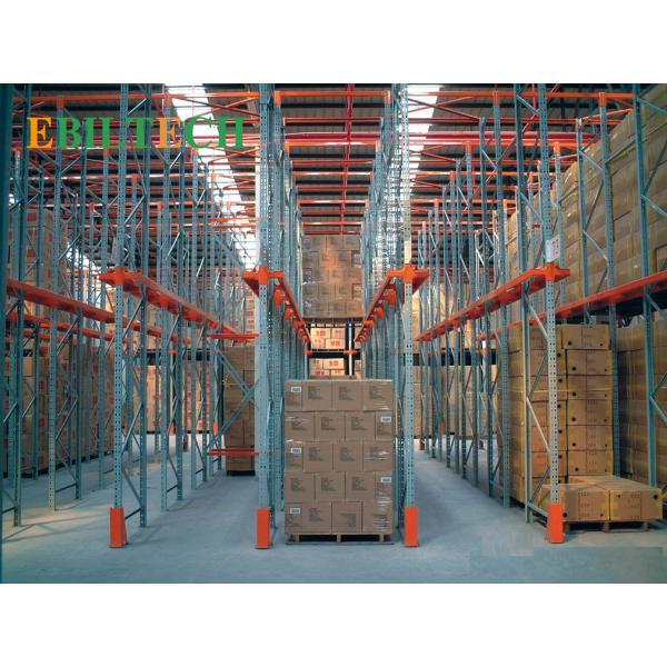 Forklift Drive Through Racking , Drive In Racking by Trolley Pallet Stacking Work