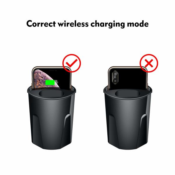 Package Contents Wireless Charging Pad for Silicone Car Mount Qi Wireless Charger