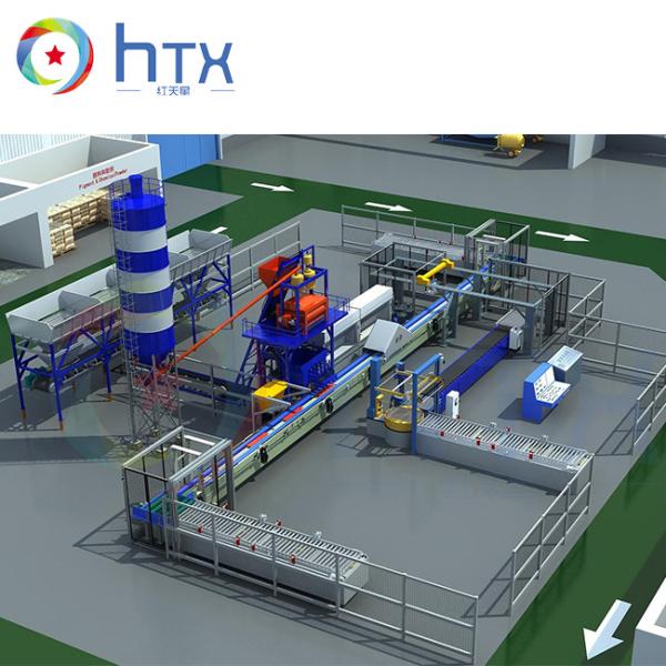 Automatic Wet Concrete Cast Dosing Machine Wall Panel Production Equipment
