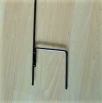 Black Glossy Advertising Poster Frame Stand For Yard