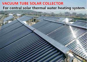 Central Hot Water Engineering System Solar Power Collector Ground Mounted Installation