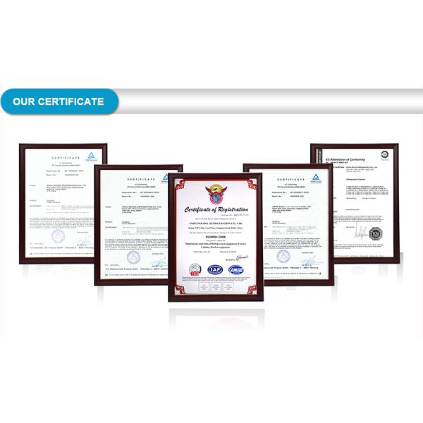 Fan Cooling Vertical Display Fridge / Refrigerator For Supermarket Display
