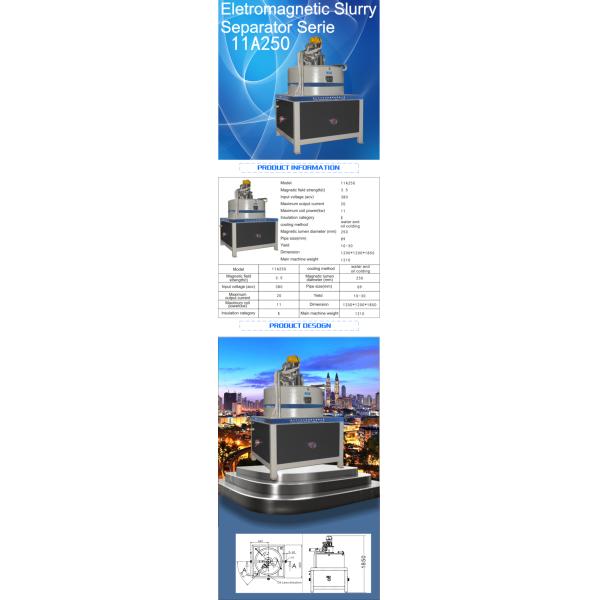 Benefication Magnetic Separation Machine For Ore Dressing Experiment ceramic slurry，medicine，food liquid