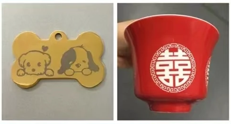 Metal / EVA / PCB / Plastic Raycus Laser Marker , Industrial Laser Marking Machine