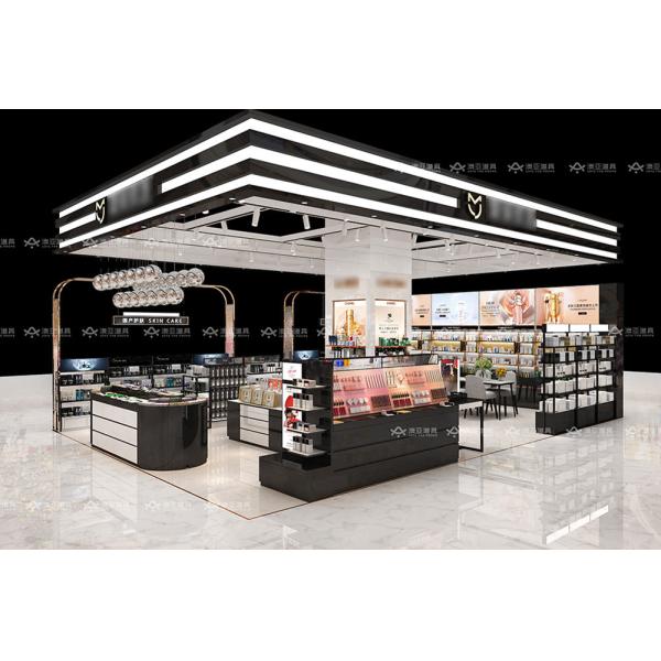 Mall Cosmetic Kiosk for Makeup Furniture Display Design Fashion Beauty Cosmetics Store Decoration