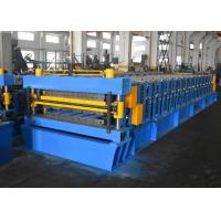 China Color Steel / Galvanized Steel Roofing Sheet Roll Forming Machine With Double Layer Design for sale