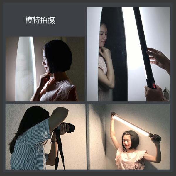 4ft Adjustable Tube Light Handheld Selfie 95ra Video Studio Lighting Kit CE
