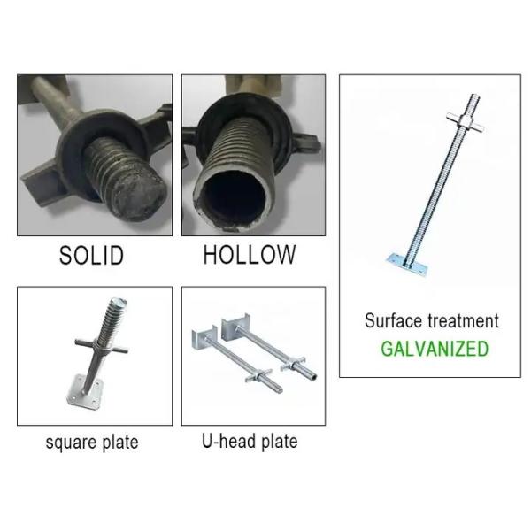 2026 Formwork And Screw Base Jack For Layher Frame Scaffolding For Construction Ladder Scaffolding Parts
