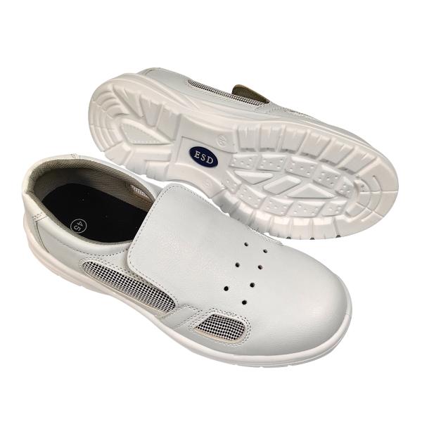 ESD Dustproof Breathable Work Safety Shoe With Steel Toe
