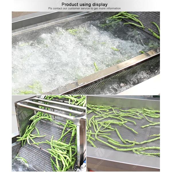 4.5KW Fruit And Vegetable Processing Line Vibration Draining Equipment