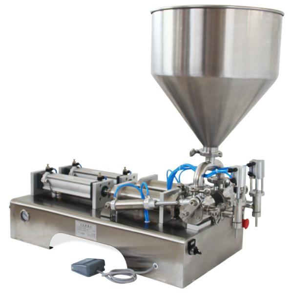 stainless steel semi automatic liquid bread cream paste filling machine