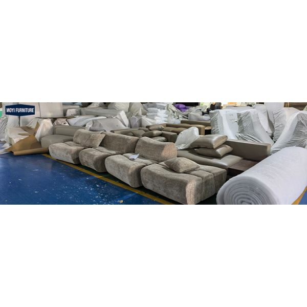 Free Combination Sofa Split Module Splicing High-end Designer Light Luxury Villa Fabric Sofa