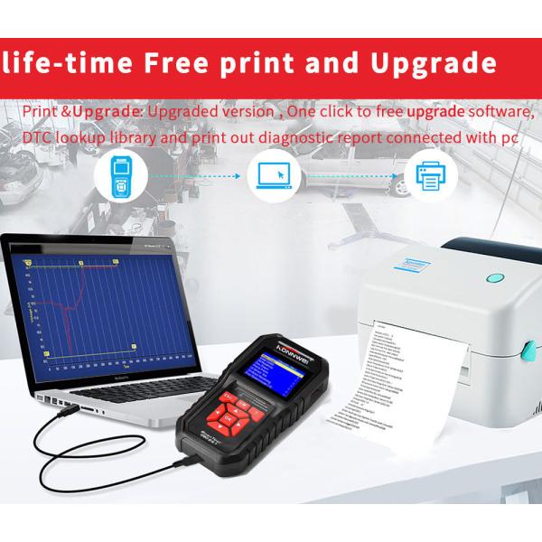Colorful Screen Auto Diagnostic Fault Code Reader Tool KW850 OBD2 Original Car Diagnostic Scanner