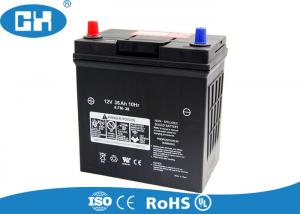 Quality Black Dry Cell Car Battery , Rechargeable Sealed High Performance Car Battery for sale