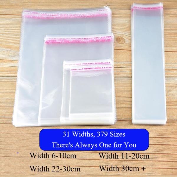 Width 75cm 100pcs/Pack Extra Large Custom Printing Apparel Door-mat Packaging Self Sealing Bopp Bag Clear Plastic Cellophane Bag