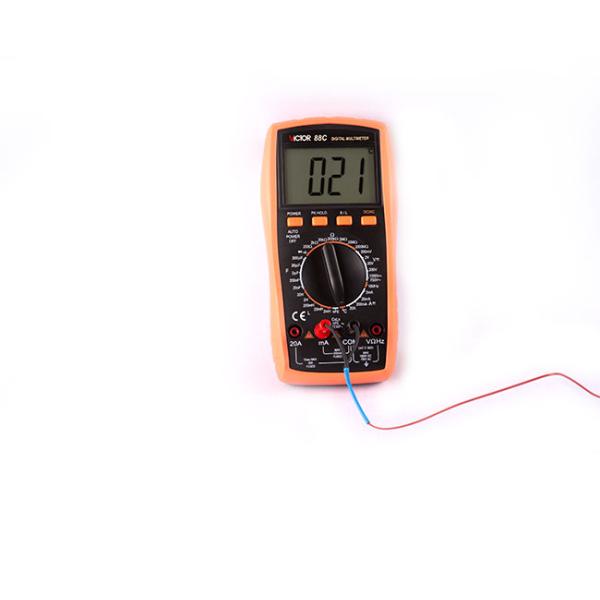 Manual Range Digital Multimeter 1999 Counts large LCD Display With True RMS 1000V/20A AC DC With Temperature Frequency