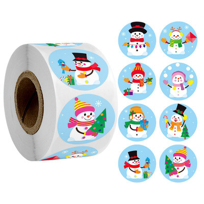 Permanent PMS Spot Color Self Adhesive Round Stickers