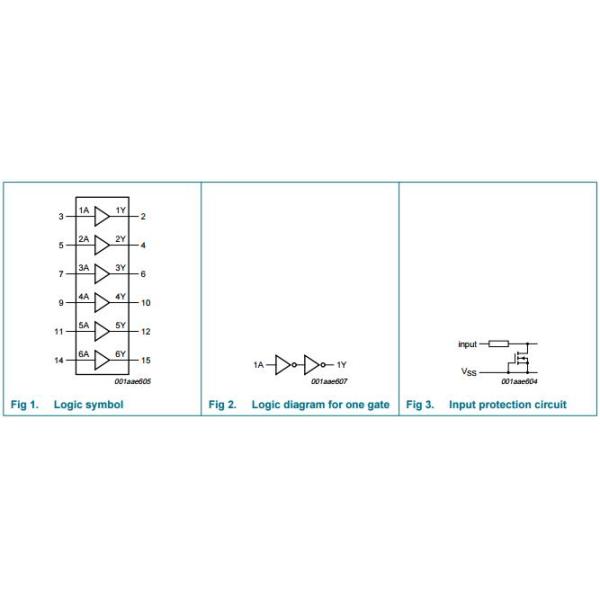 Hex Non - Inverting Buffers HEF4050BT Integrated Circuit Chip Electronics Ic Chip