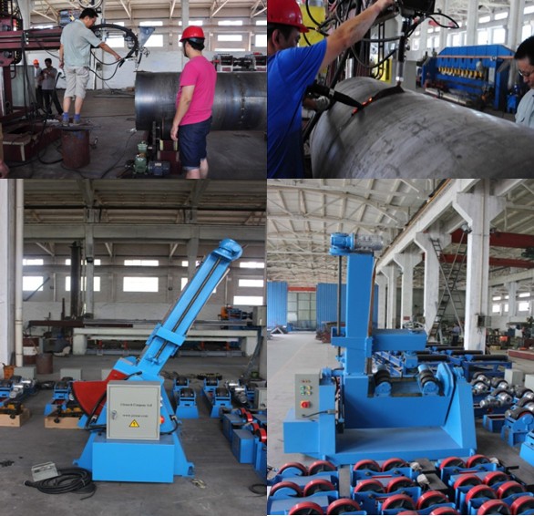 Self-Alignment Welding Rotators With Steel Or PU Wheels
