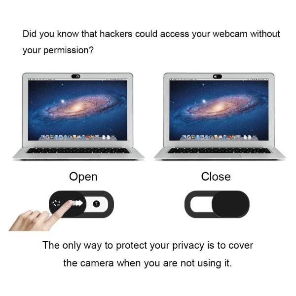 Custom Printed Slider Ellipse Webcam Privacy Cover For Laptops