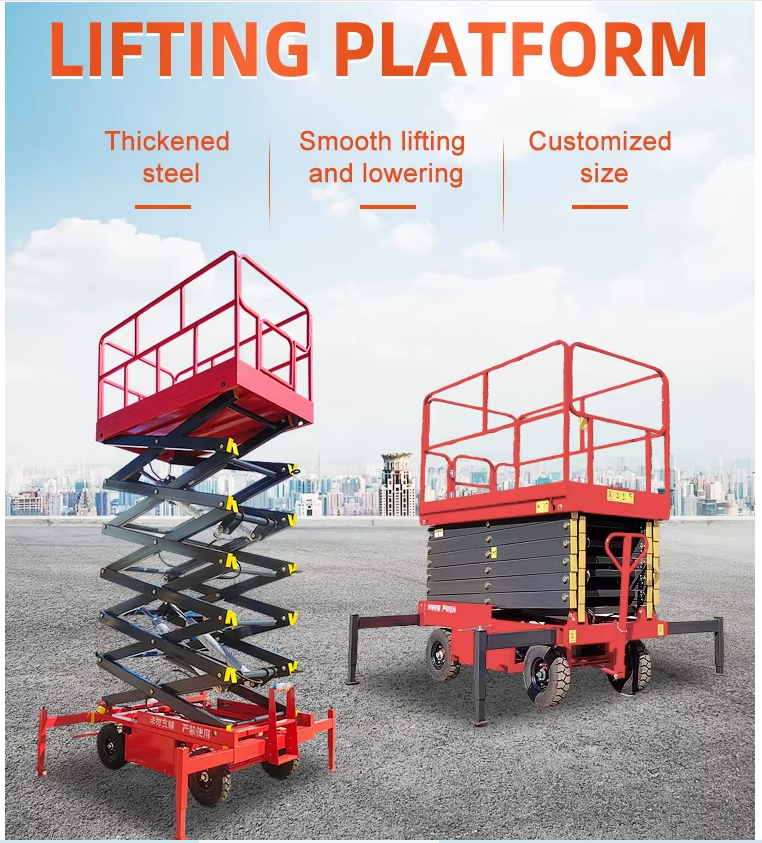 Articulating Boom Lift For Elevated Work And Outdoor Projects Electric Self-Propelled Scissor Lift Aerial Work Platform