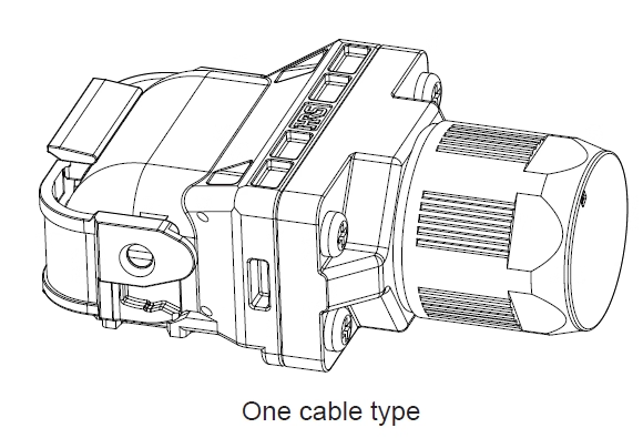 MT50W-8D/2D4ES-CVL(11.9) MT50W-8D/2D4ES-CVS(11.9) Single cable type one cable