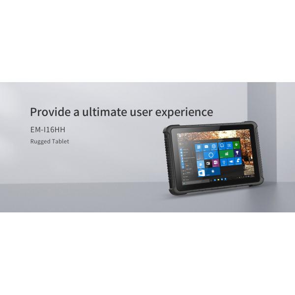 Sunlight Readable Anti-glare Screen Rugged Tablet with 4G Win10 and Bar Code Scanner