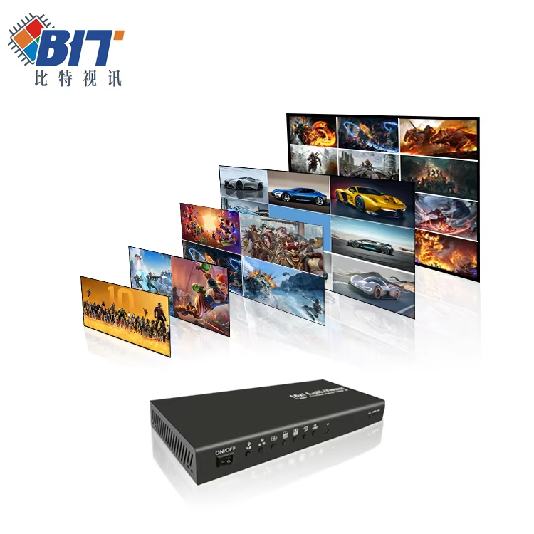 Professional Grade 4K Seamless Switch Video Wall Controller with 16 Inputs 1 Output for CCTV Monitoring