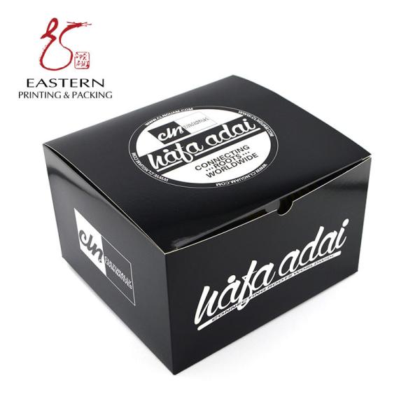 Glossy Lamination 120mm Height Coffee Packaging Boxes , Square Cardboard Boxes