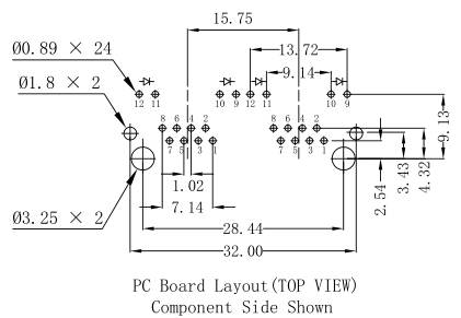 1 X 2 8P8C Multi - Port RJ45
