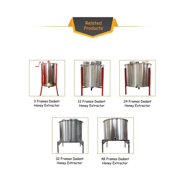 6 Frames Electric Dadant Honey Extractor With 71.3cm Barrel