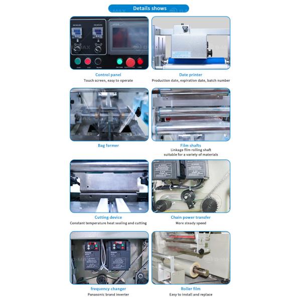 Advanced Sealing Function Pillow Flow Wrapping Machine for Automatic Dry Noodle Packing