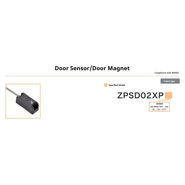 3-Wire Durable High Sensitivity Door Magnet Sensor Door Magnet Detection S Pole NPN Normally Open Normally Closed Outputs