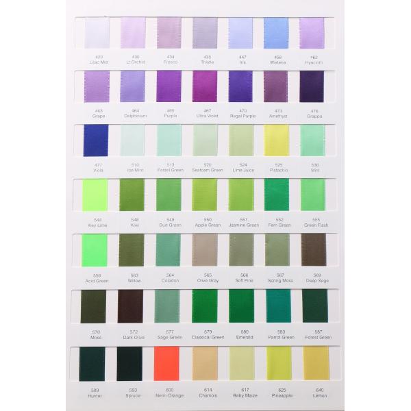 MSD Polyester Satin Ribbon Double Face Single Face Width 3/16 100% Polyester Direct