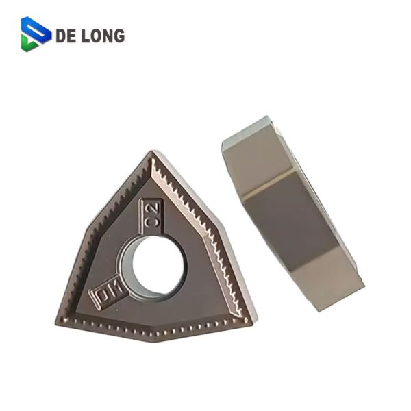 WNMG080402 NDM CNC Carbide Insert with PVD/CVD Coating for Stainless Steel Processing