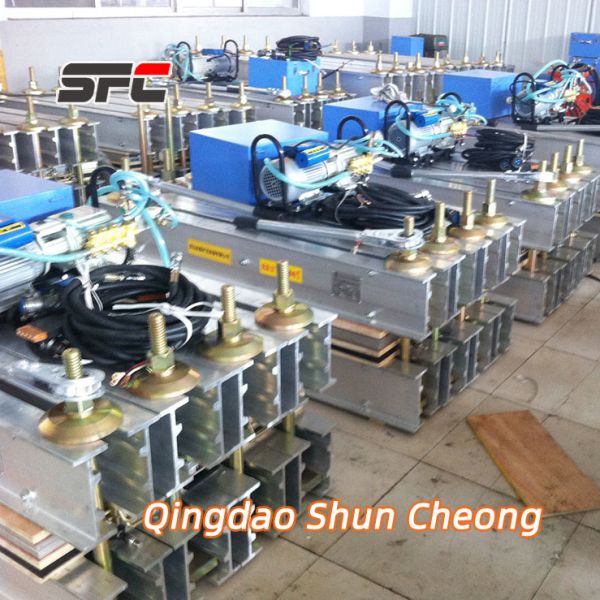 Custom-made Conveyor Belt Vulcanizing Machine with PLC Control System, 0-400℃ Temperature Range & Customizable Cooling System