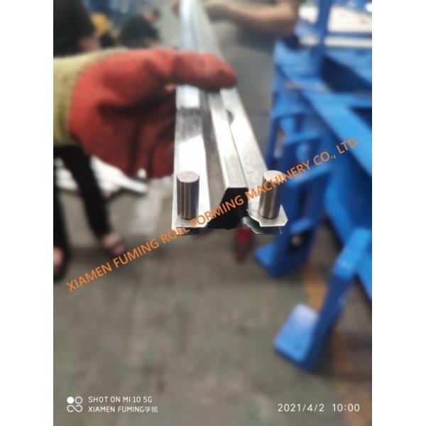 H50 Z Bar Steel Roll Forming Machine 4KW Power PLC Control System