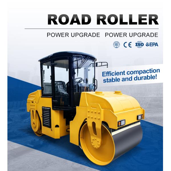 Hydraulic 6 Ton Road Compactor Double Drum Asphalt Roller Machine for Road Construction