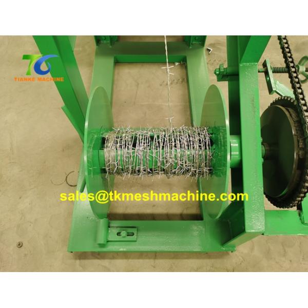 60kg/H Fully Automatic Barbed Wire Machine Security Mesh In Grassland