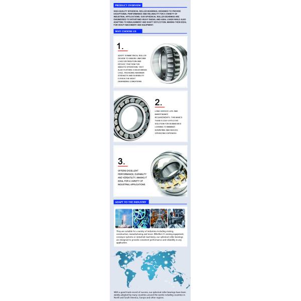 22218 Spherical Roller Bearing with Automatic Adjustment Function and Precision Rating P5