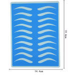 Inkless Rubber Blank Permanent Makeup Tattoo Skin Double Sides