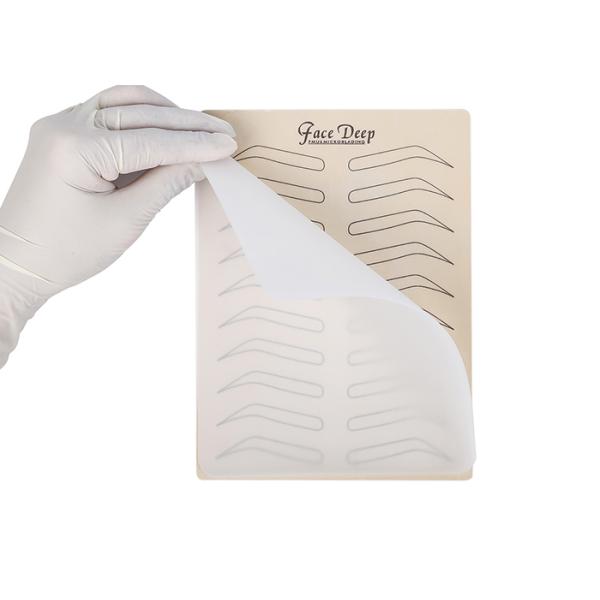 Clear Copyable Microblading Practice Skins Translucent PMU Fake Skin