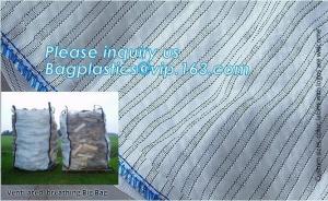 Quality customizable PP u-panel baffle big bag /coated white woven PP jumbo bag/ventilated 4 panel baffle bag/all colors availab for sale