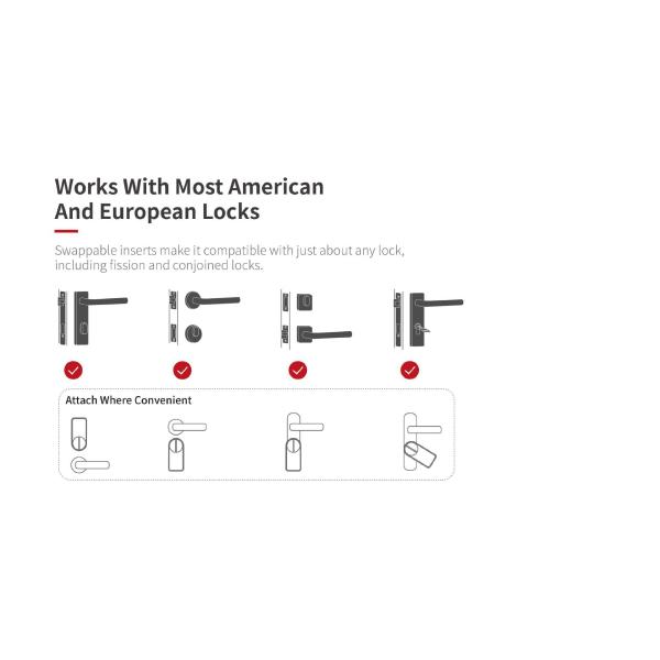 Upgrade Your Hotel's Security Multiple Fob Control Bluetooth Door Lock for Hotels