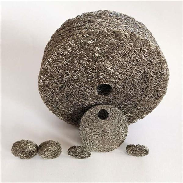 Sus 316 Knitted Wire Mesh Cylindrical Shape For High Temperature Environments