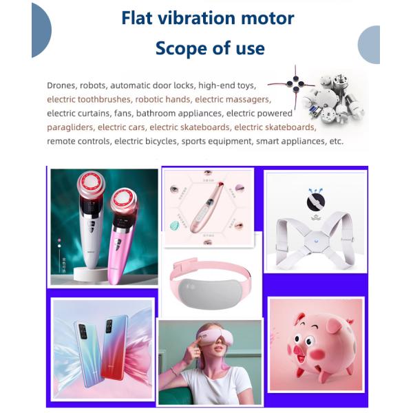Brushless DC Flat Motor 3V Small Size For Electric Toothbrushes