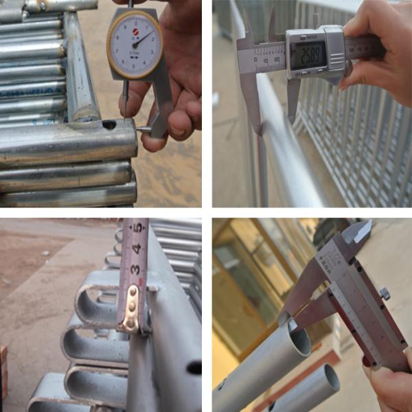 Hot dipped Galvanized In Zinc Spa Crowd Control Barrier