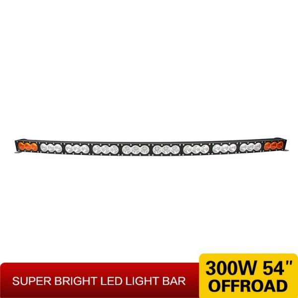 Hanka Superior Quality Single Row 10W CREE Curved Version IP67 Off Road Led Light Bar For Car